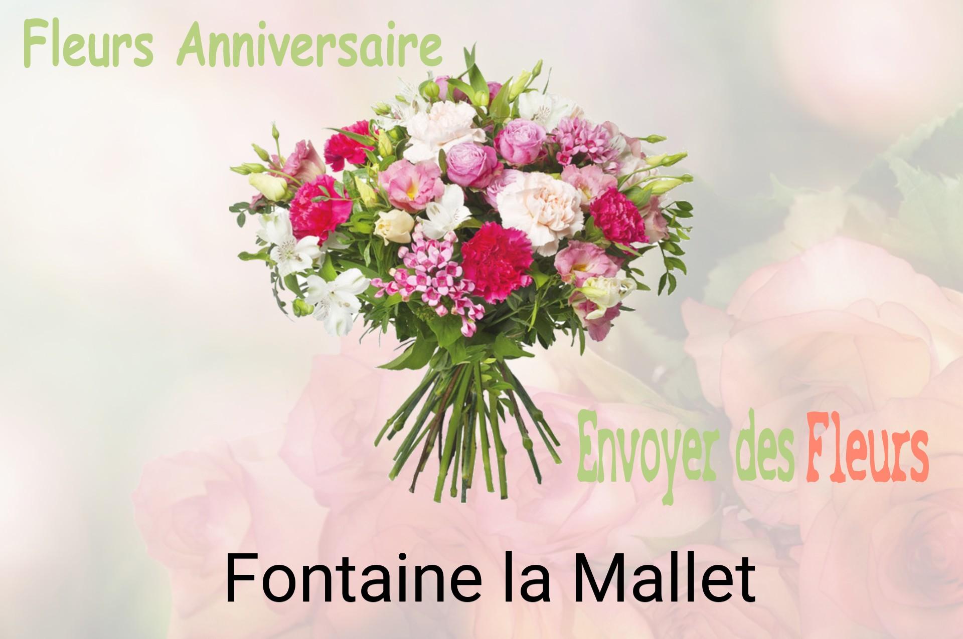 Bouquet de fleurs d’anniversaire livré à Fontaine-la-Mallet